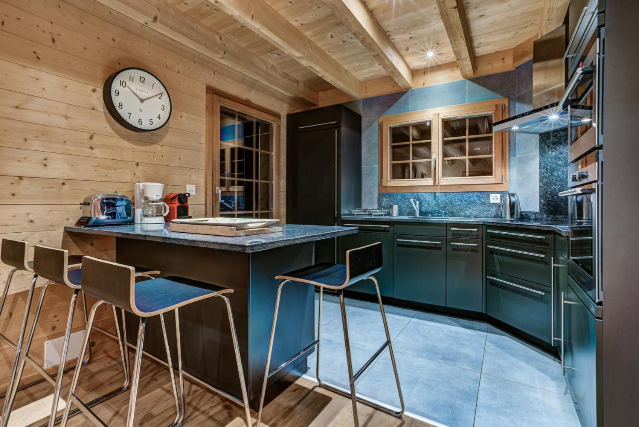 Chalet Le Chapeau La Tzoumaz Luaran gambar