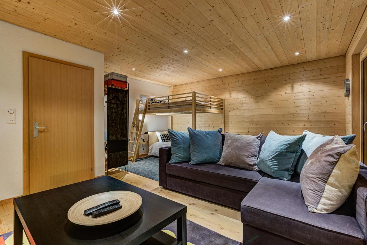 Chalet Le Chapeau La Tzoumaz Luaran gambar